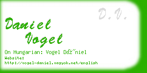 daniel vogel business card